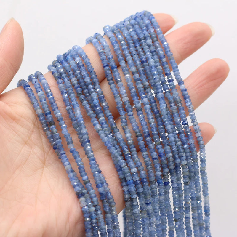 Natural Kyanite Beads Faceted Semi-precious Stone Loose Beads