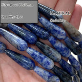 Sodalite Stone Beads Drop Round Faceted Rondelle for Bracelet