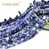Sodalite Stone Beads Drop Round Faceted Rondelle for Bracelet