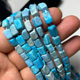 5-6MM Turquoise Square Stone Beads for Jewelry Making