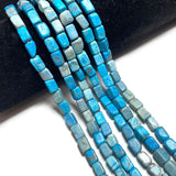 5-6MM Turquoise Square Stone Beads for Jewelry Making