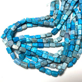 5-6MM Turquoise Square Stone Beads for Jewelry Making