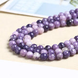 Lepidolite Stone Beads Round Spacer Beads 4-12mm