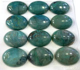 Chrysocolla Oval Beads 22x30mm for Jewelry Making