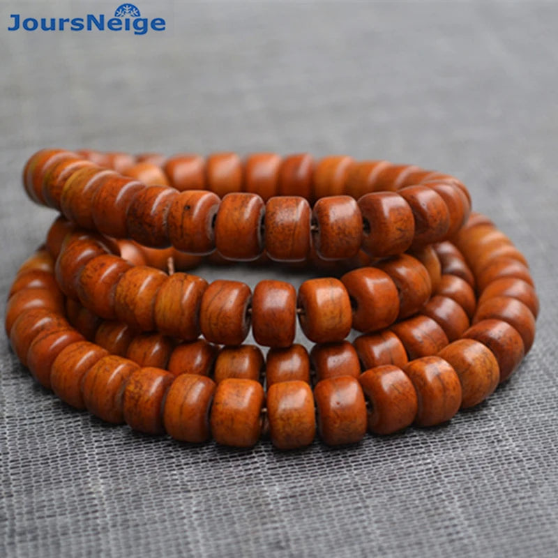 Natural Cow Bone Bracelets Tibetan Buddha Beads Hand String DIY Bracelet Jewelry