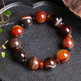Crystal Bracelet Multicolor Buddha Bead Lucky Tibetan Style
