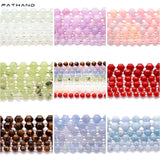 Faceted Morganite Beads for DIY Bracelet 6/8/10mm