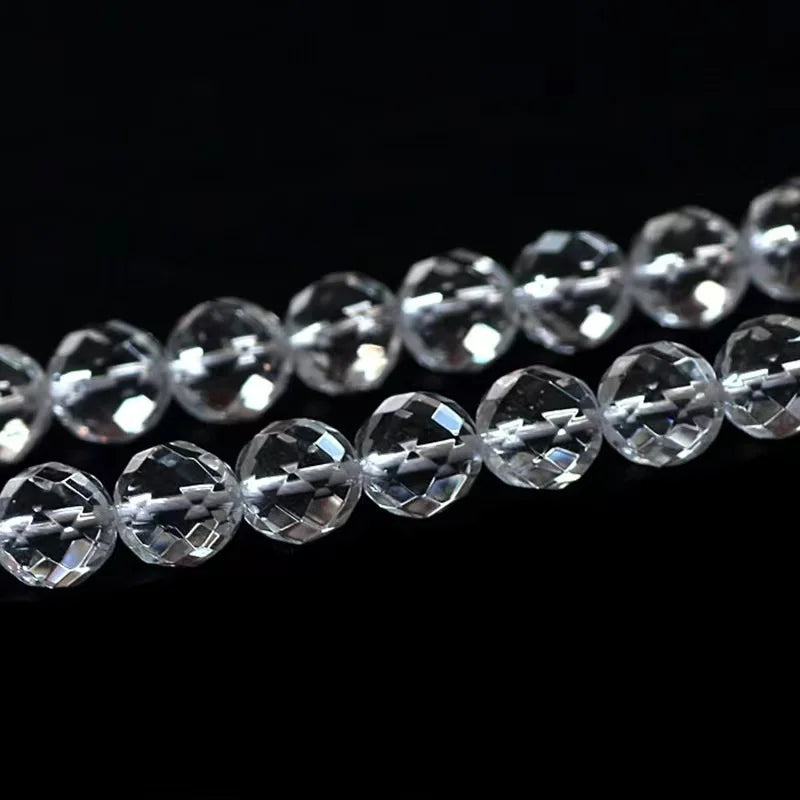 Clear Crystal Round Stone Beads Jewelry Making 4/6/8/10/12mm