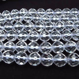 Clear Crystal Round Stone Beads Jewelry Making 4/6/8/10/12mm