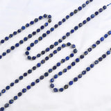 Faceted Lapis Lazuli Stone Beads for DIY Bracelet 6 8 10mm