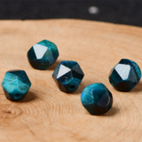 Tiger Eye Faceted Stone Loose Beads DIY Jewelry Making Bracelet
