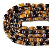 Faceted Tiger Eye Stone Beads for Jewelry Making