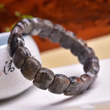 Natural Flame Stone Bracelet Crystal Hand Row Women Men Gift