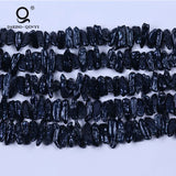 Black Biwa Freshwater Pearl Strands - Natural Fresh Water Pearls