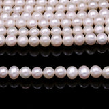 Freshwater Pearl Beading Round Loose Spacer Beads for Jewelry Making