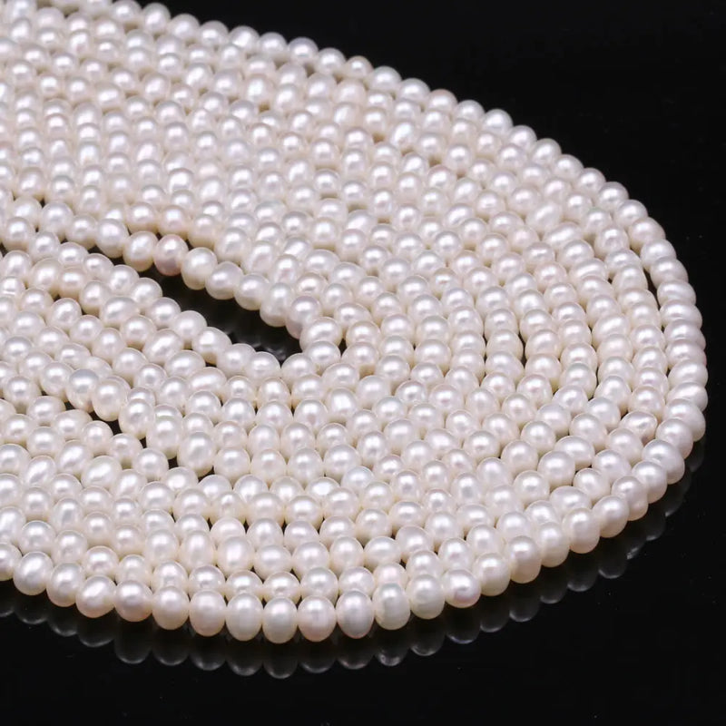 Baroque Freshwater Pearls Beads 4-5mm DIY Jewelry Making