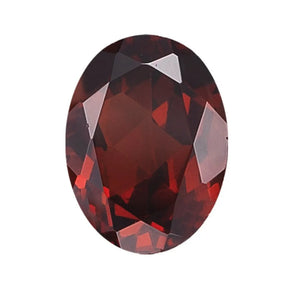 Natural Garnet Oval Cut Ring Face Multi-Size Mozambique Raw Stone
