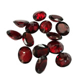 Natural Garnet Oval Cut Ring Face Multi-Size Mozambique Raw Stone