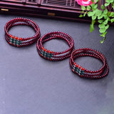 Natural Garnet Stone Bracelets Wine Red Bead With Red Beads Bracelet