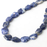 AAA+ Sodalite Flat Square 10*20mm Beads DIY Jewelry Making
