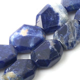 AAA+ Sodalite Flat Square 10*20mm Beads DIY Jewelry Making