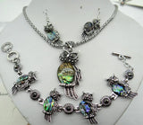 Abalone Shell Owl Turtle Pendant for DIY Jewelry Making