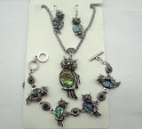 Abalone Shell Owl Turtle Pendant for DIY Jewelry Making