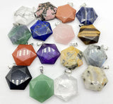 Amethyst Star Of David Pendant for DIY Jewelry Making 10pcs