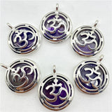 Quartz Crystal Amethyst Tiger's-eye Hollow Box Pendant 8Pcs