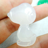 Gem Stone Quartz Crystal Chalcedony Agates Pendant 4PCS