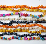 Milky White Gravel Beads 5-7mm for Jewelry Making DIY