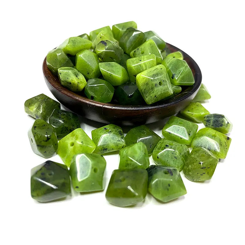 Green Jades Amethysts Agates Aquamarine Stone Beads for Diy Bracelet Necklace