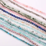 Natural High Stone Faceted Beads Rose Quartz Amazonite Loose Bead