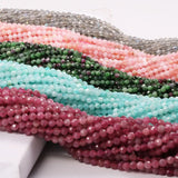 Natural High Stone Faceted Beads Rose Quartz Amazonite Loose Bead