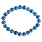 Natural Ice Sugar Heart Crystal Bracelet Round Beads Hand Row For Women