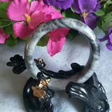 Natural Jade Bracelet Lucky Auspicious Amulet Fine Jade Jewelry
