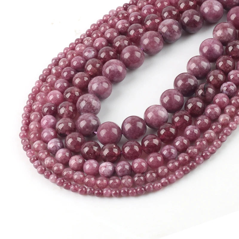 Natural Stone Loose Beads 6/8/10mm for DIY Jewelry Making