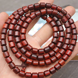 108 Buddha Beads Red Sandalwood Bracelet Lucky Hand String Jewelry