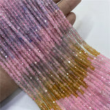 Faceted Natural Morganites Beads 2/3/4mm Cube DIY Beads