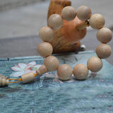 Dragon Blood Glitter Bamboo Bracelet Wooden Buddha Beads Hand String