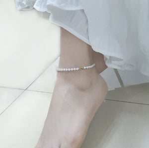 Freshwater Pearl Ankle Chains for Women, Fine Jewelry Gift