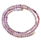 Purple Titanium Stone Bead Bracelet Crystal Aurora Circle Bracelets Women