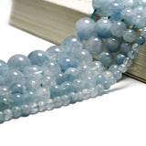 Natural Aquamarine Stone Beads for Jewelry Making Diy Accessories 4/6/8/10/12mm