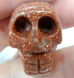 Natural Quartz Crystal Skull Pendant DIY Jewelry Necklace 6pcs