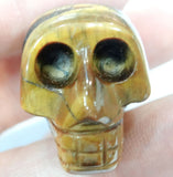 Natural Quartz Crystal Skull Pendant DIY Jewelry Necklace 6pcs