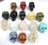 Natural Quartz Crystal Skull Pendant DIY Jewelry Necklace 6pcs