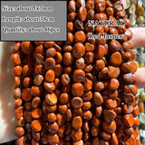 Red Jaspers Stone Beads for Jewelry Making Diy Bracelet