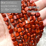 Red Jaspers Stone Beads for Jewelry Making Diy Bracelet