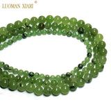 Natural Green Prehnite Chalcedony Stone Beads 6/8/10mm