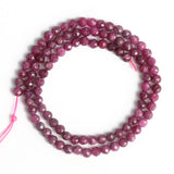 Natural Ruby Beads 2/3/4mm Faceted Small DIY Loose Beads